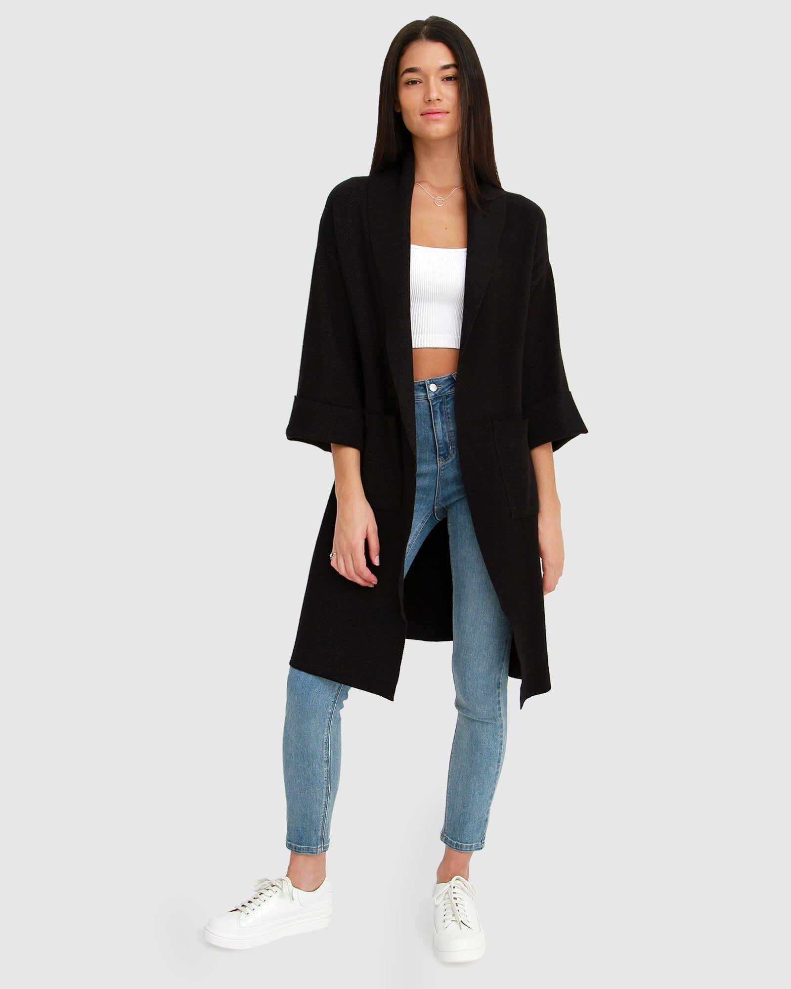 Black women's cardigan