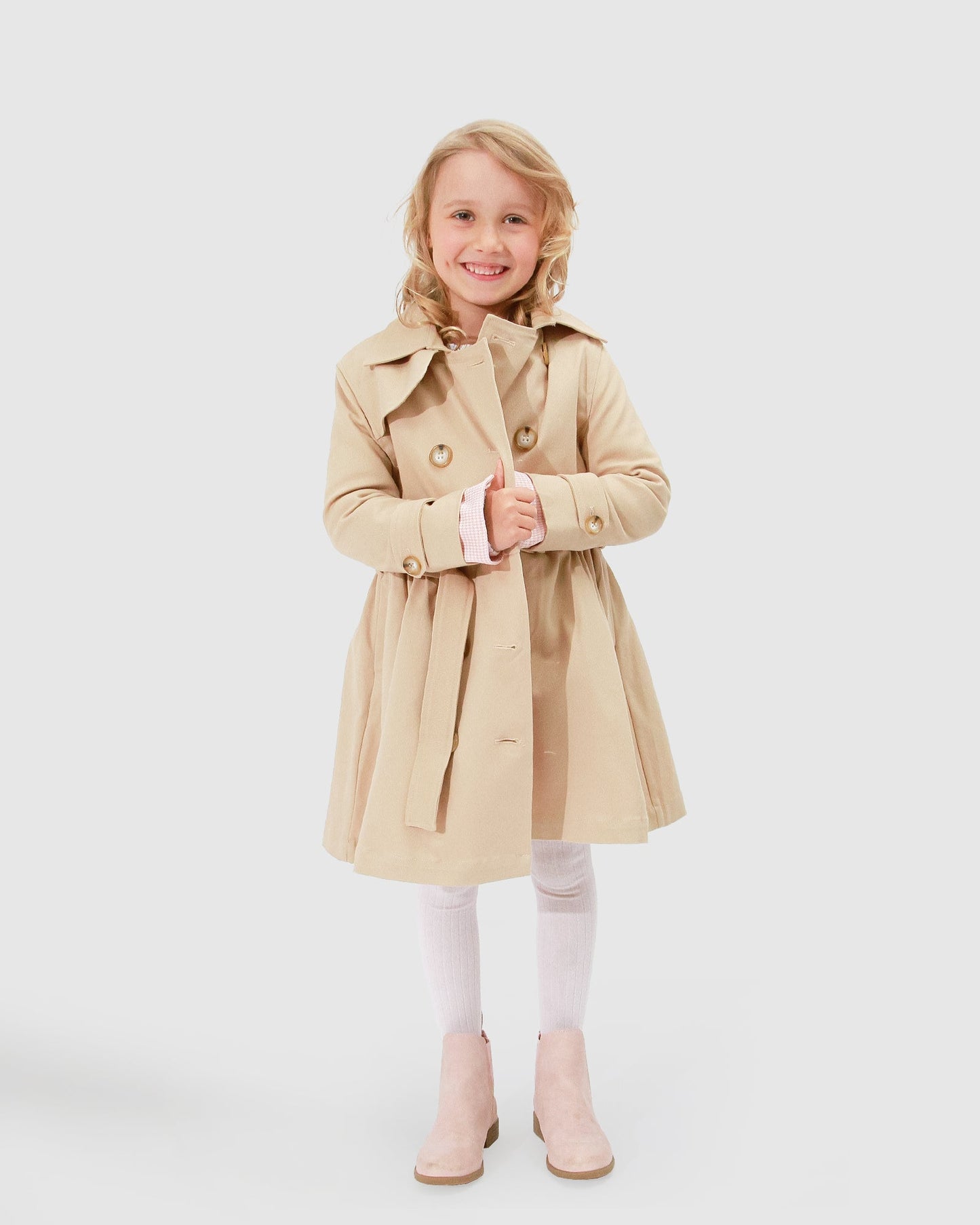 Miss Sunshine Trench Coat - Camel