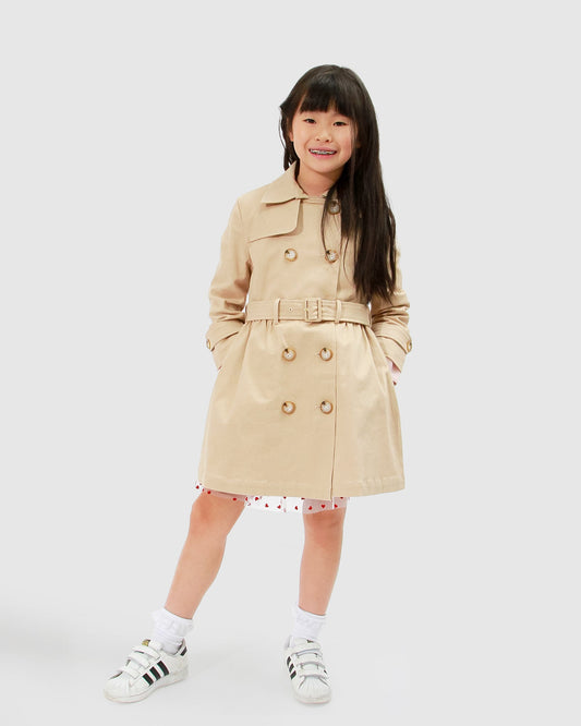 Miss Sunshine Trench Coat - Camel