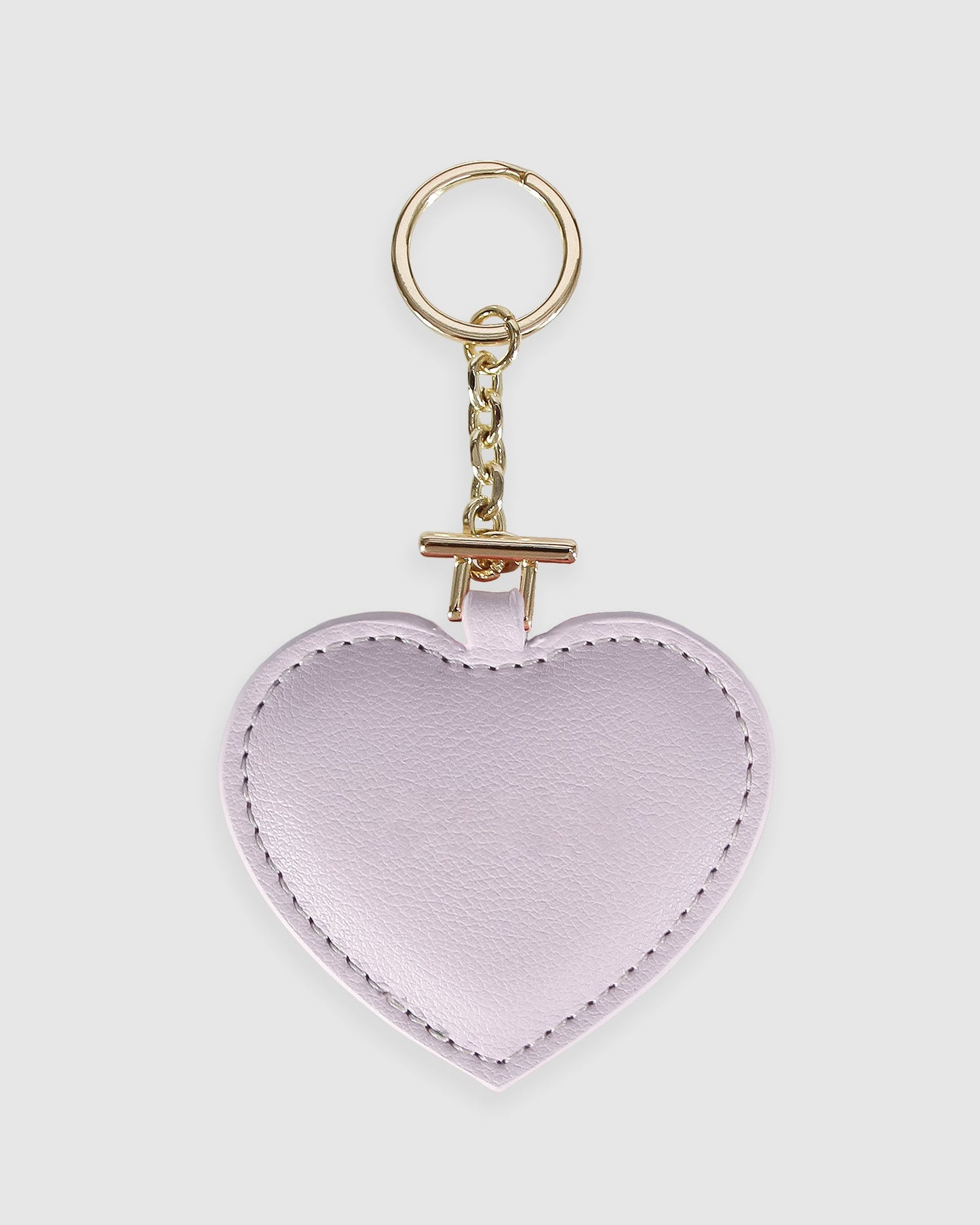 Stolen Heart Leather Keyring - Lilac