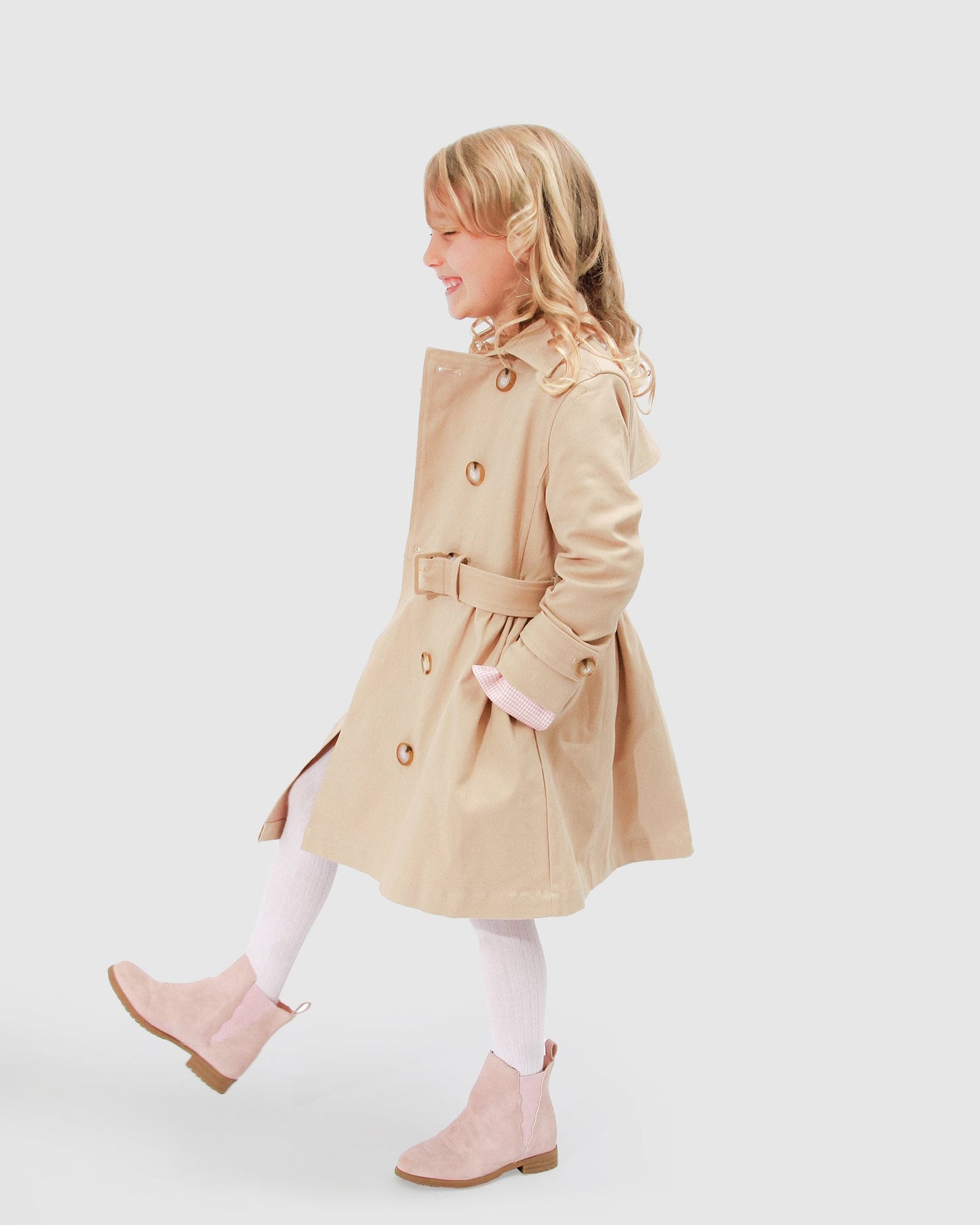 Miss Sunshine Trench Coat - Camel