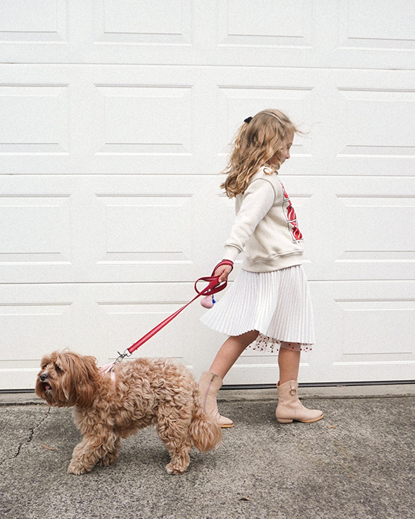 In My Heart Reversible Skirt - White