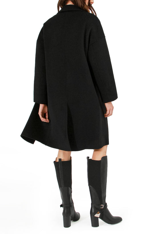 Amnesia Oversized Coat - Black