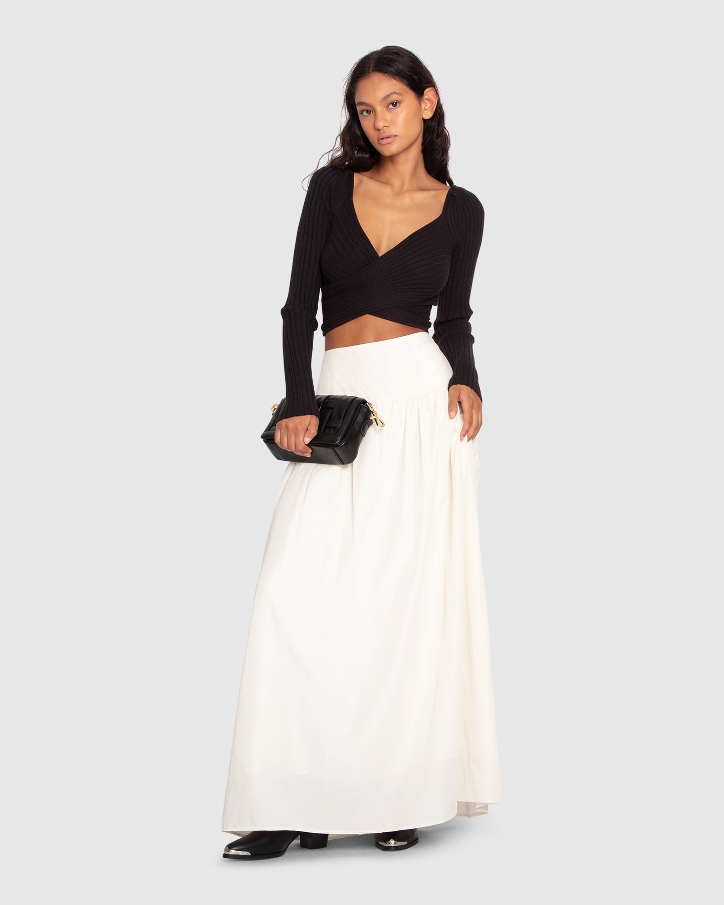 Always On My Mind Maxi Skirt - Cream