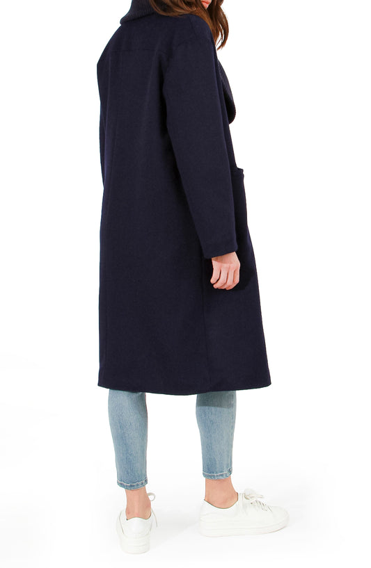 After Party Qulited Lining Coat - Navy