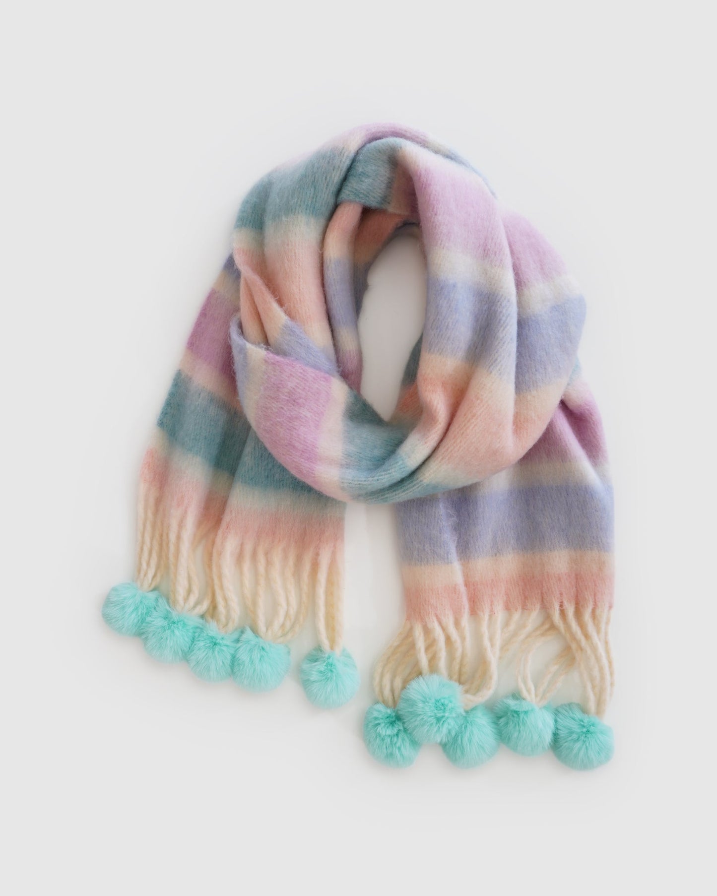 All Things Magical Pom Pom Scarf - Multi