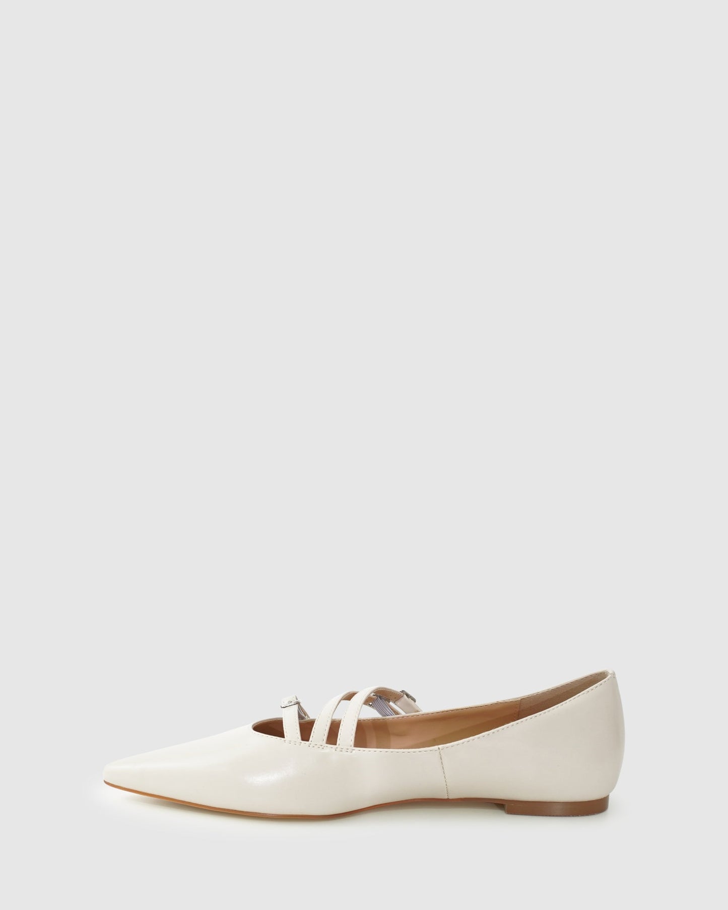 Begin Again Buckled Flat - Beige