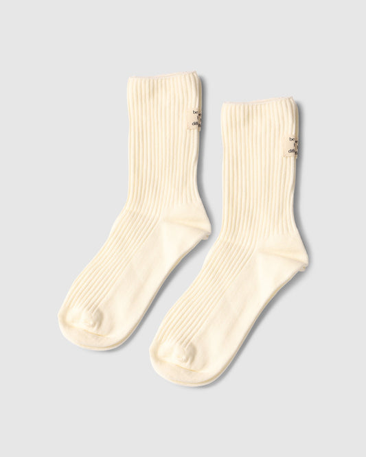 Beloved 2 Pack Socks - Cream