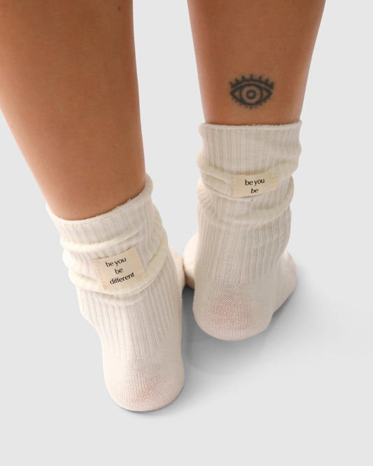 Beloved 2 Pack Socks - Cream