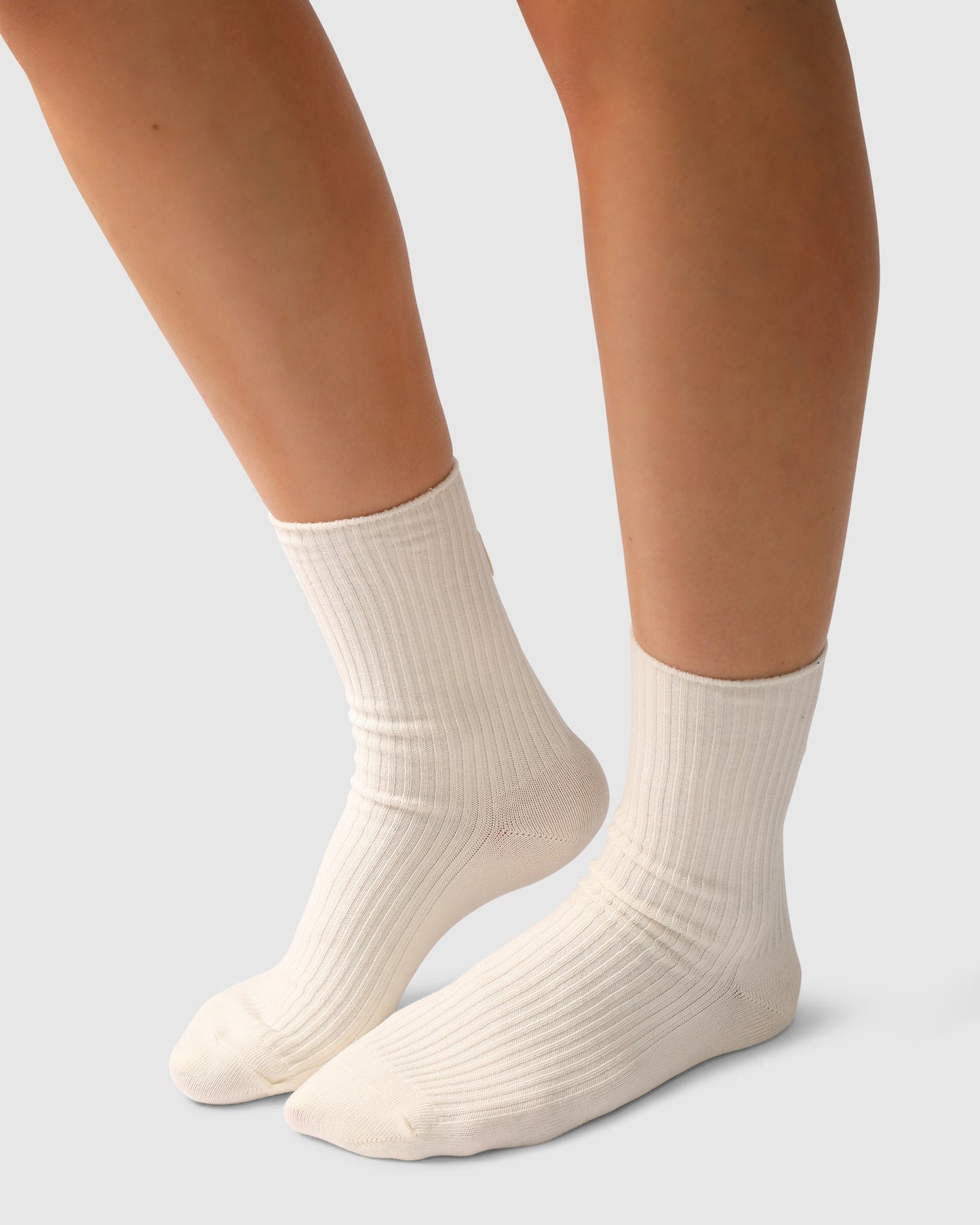 Beloved 2 Pack Socks - Cream/ Pink