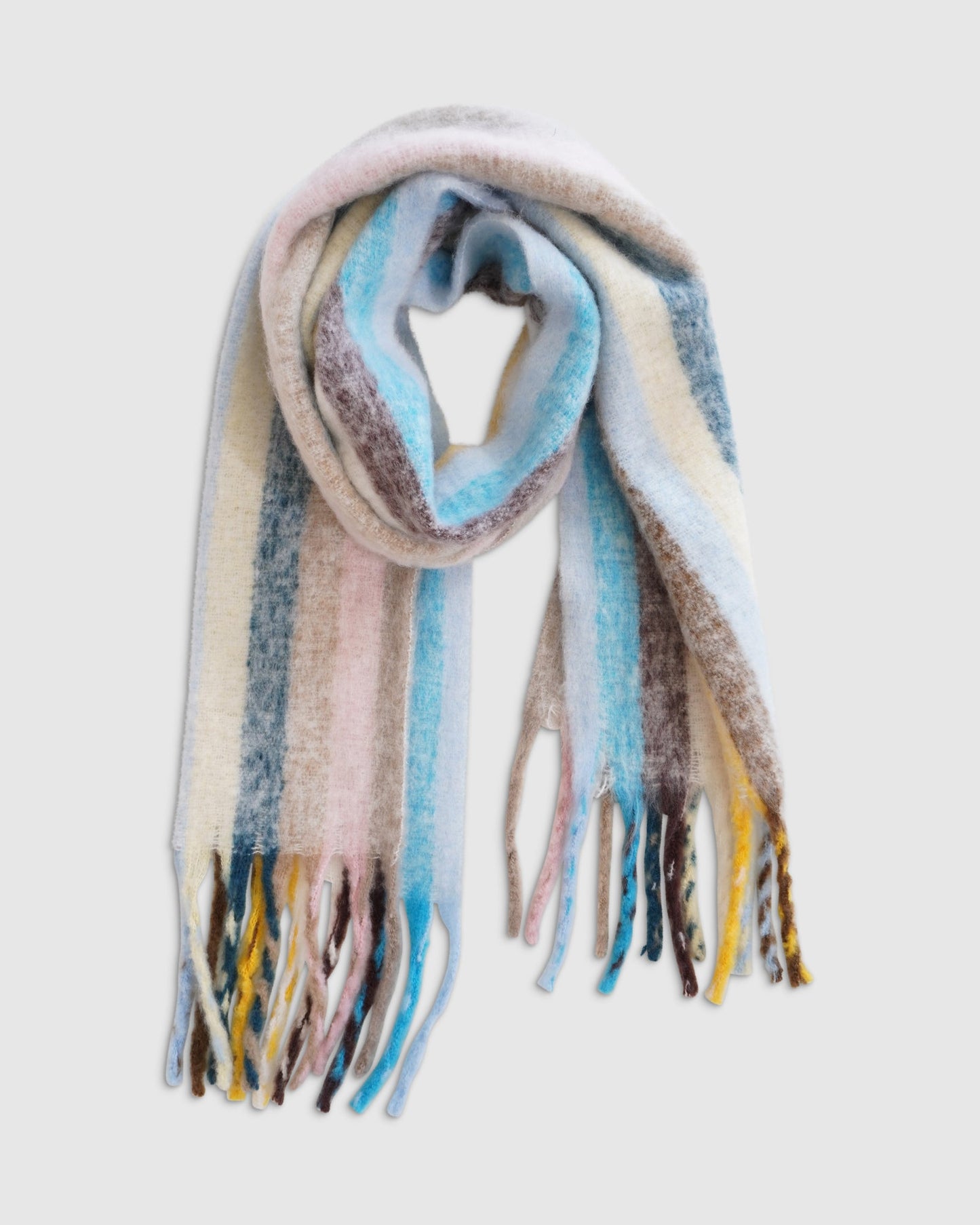 Candy Man Striped Scarf - Multi