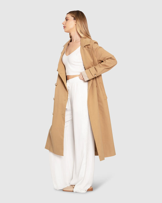 Empirical Trench Coat - Khaki