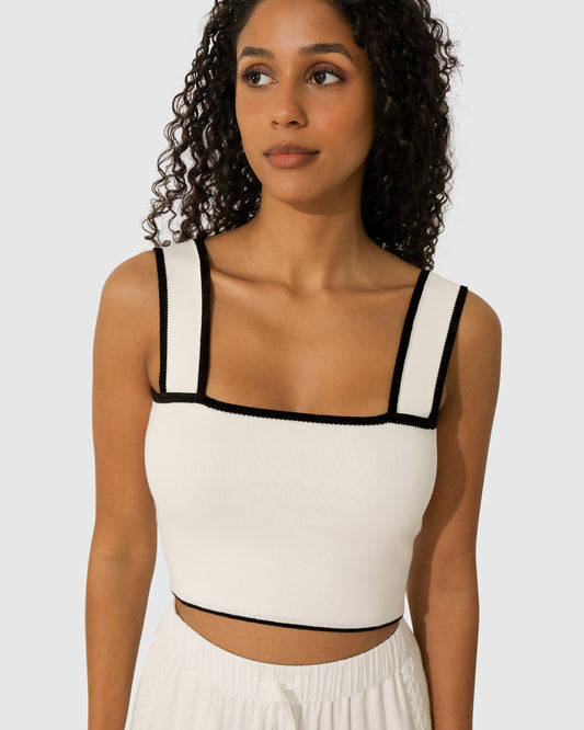 Forevermore Knitted Top - White