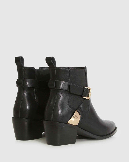 Full Moon Ankle Boot - Black