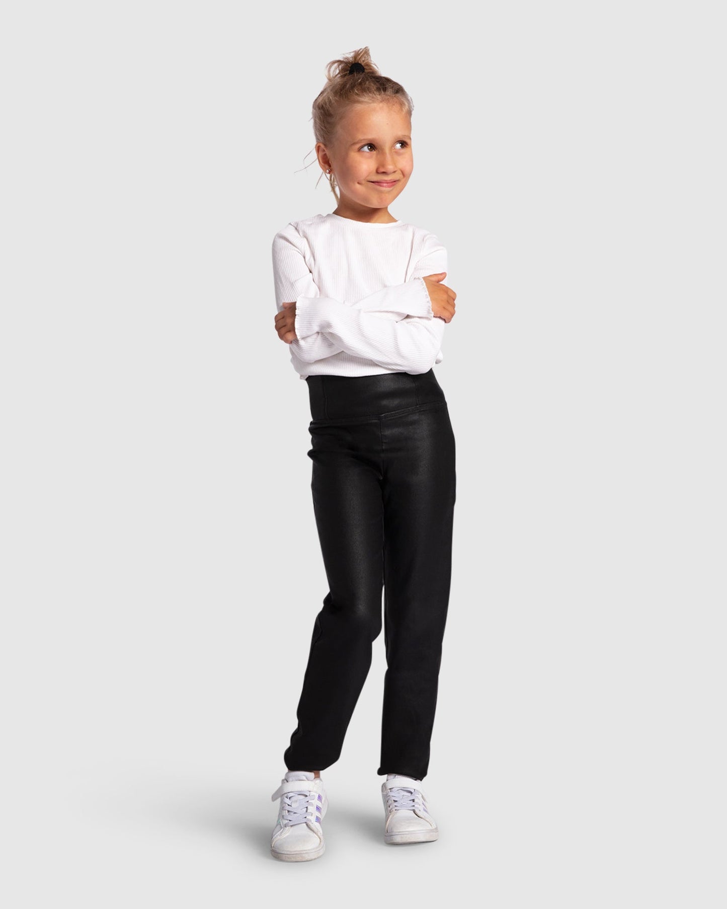 City Slicker Mini Coated Legging - Black