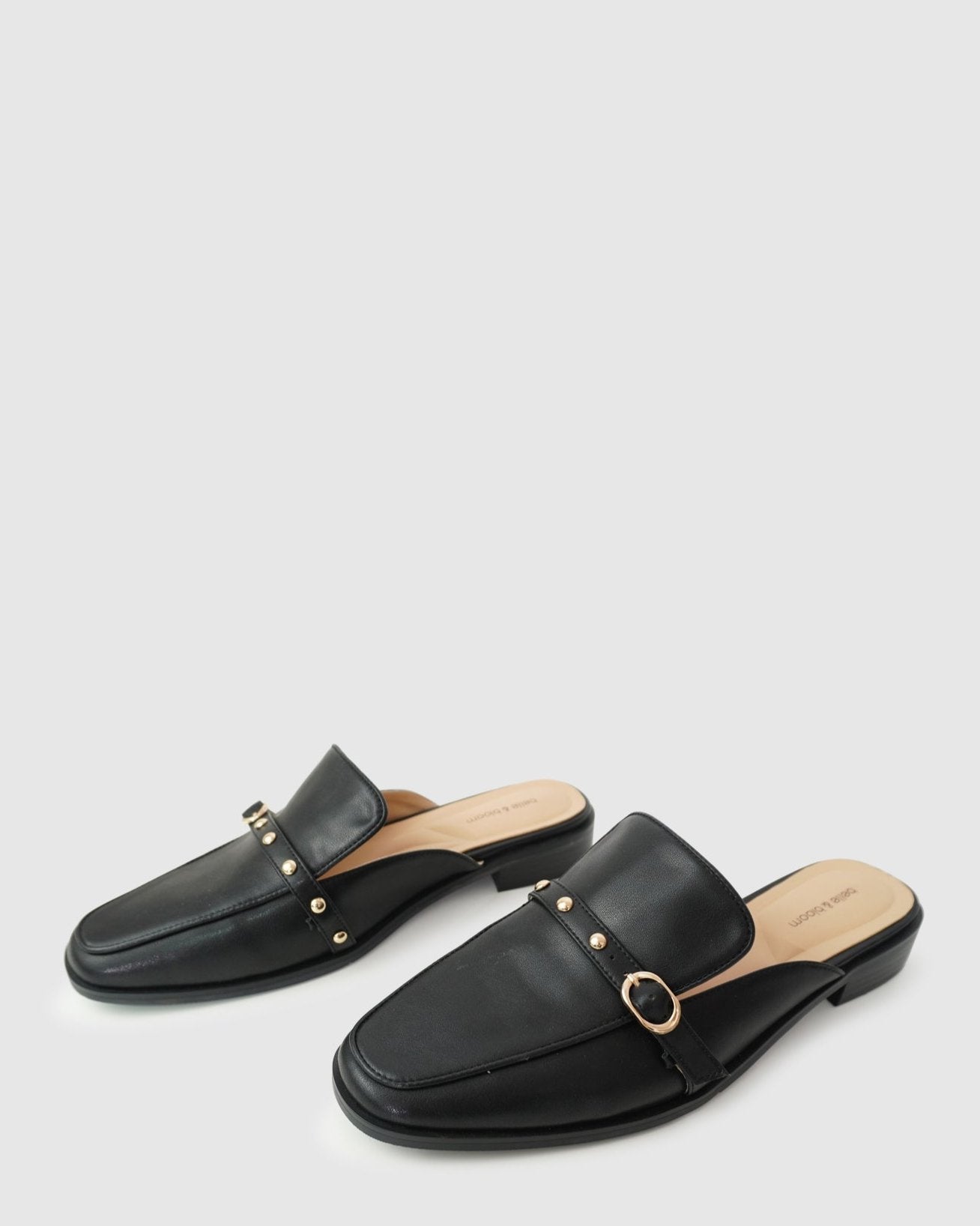 How It Feels Charm Loafer Mule - Black