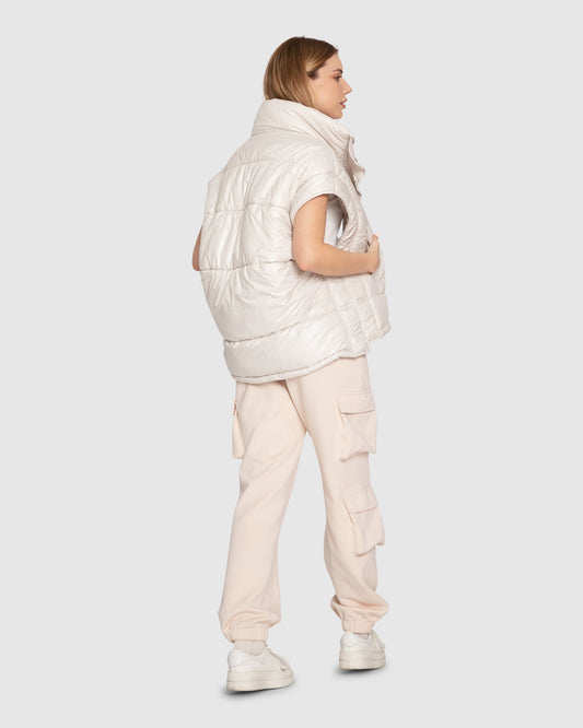 Hypnotized Quilted Puffer Vest