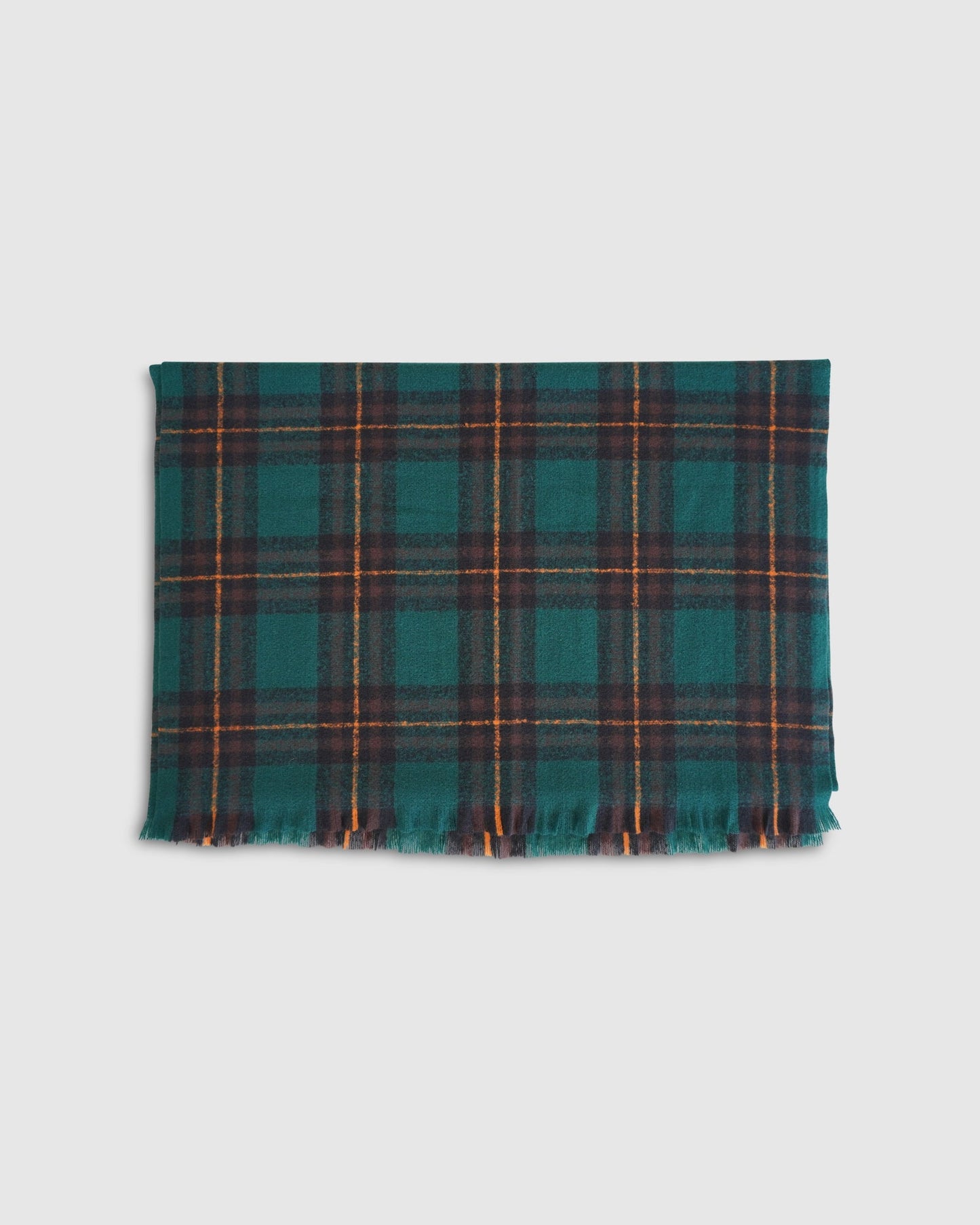 I'll Be Waiting Scarf - Green Plaid