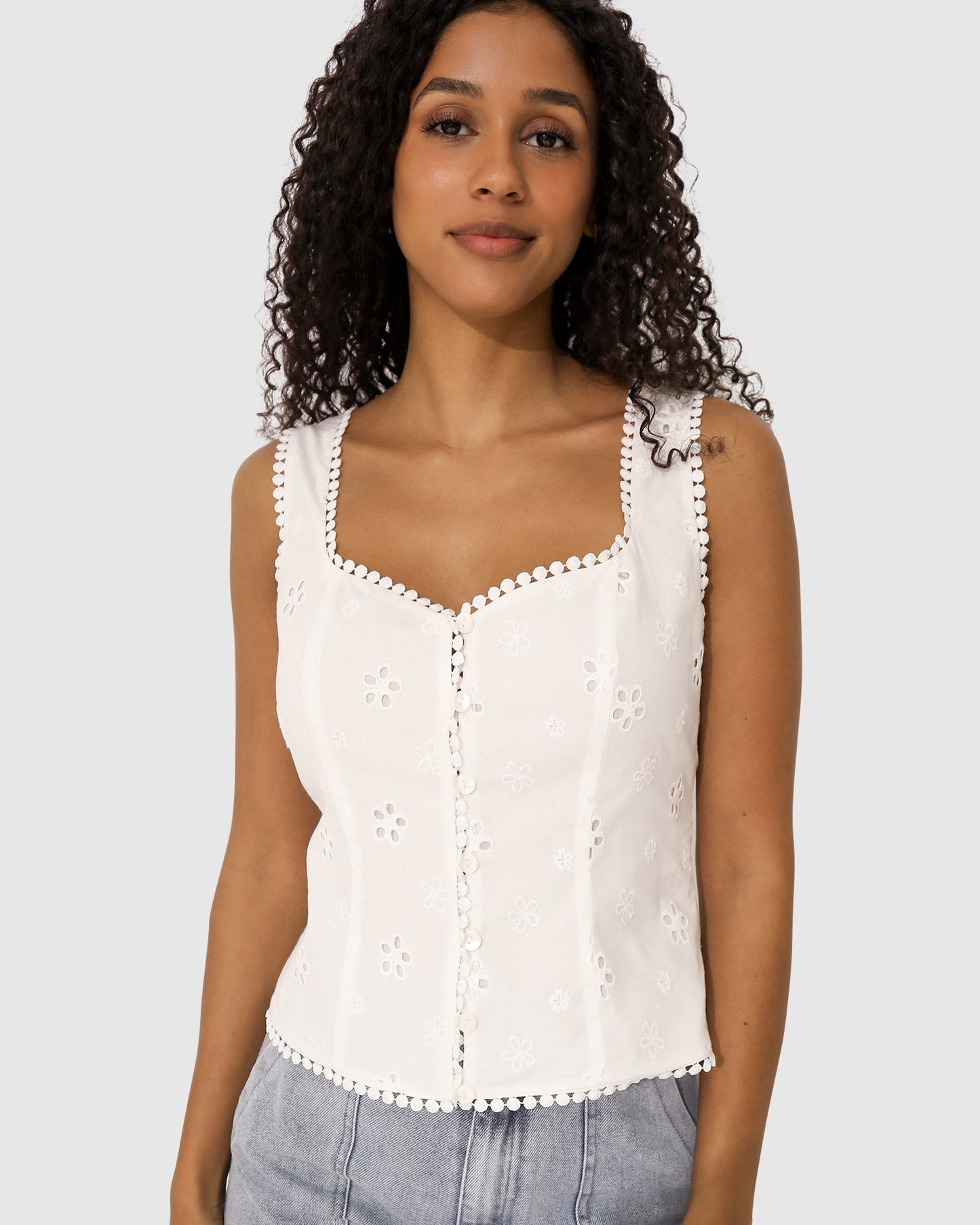 Lost In Your Love Top - White