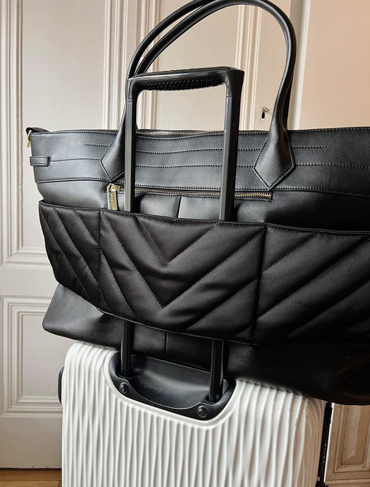 Meet Me in Paris Weekender Bag - Black