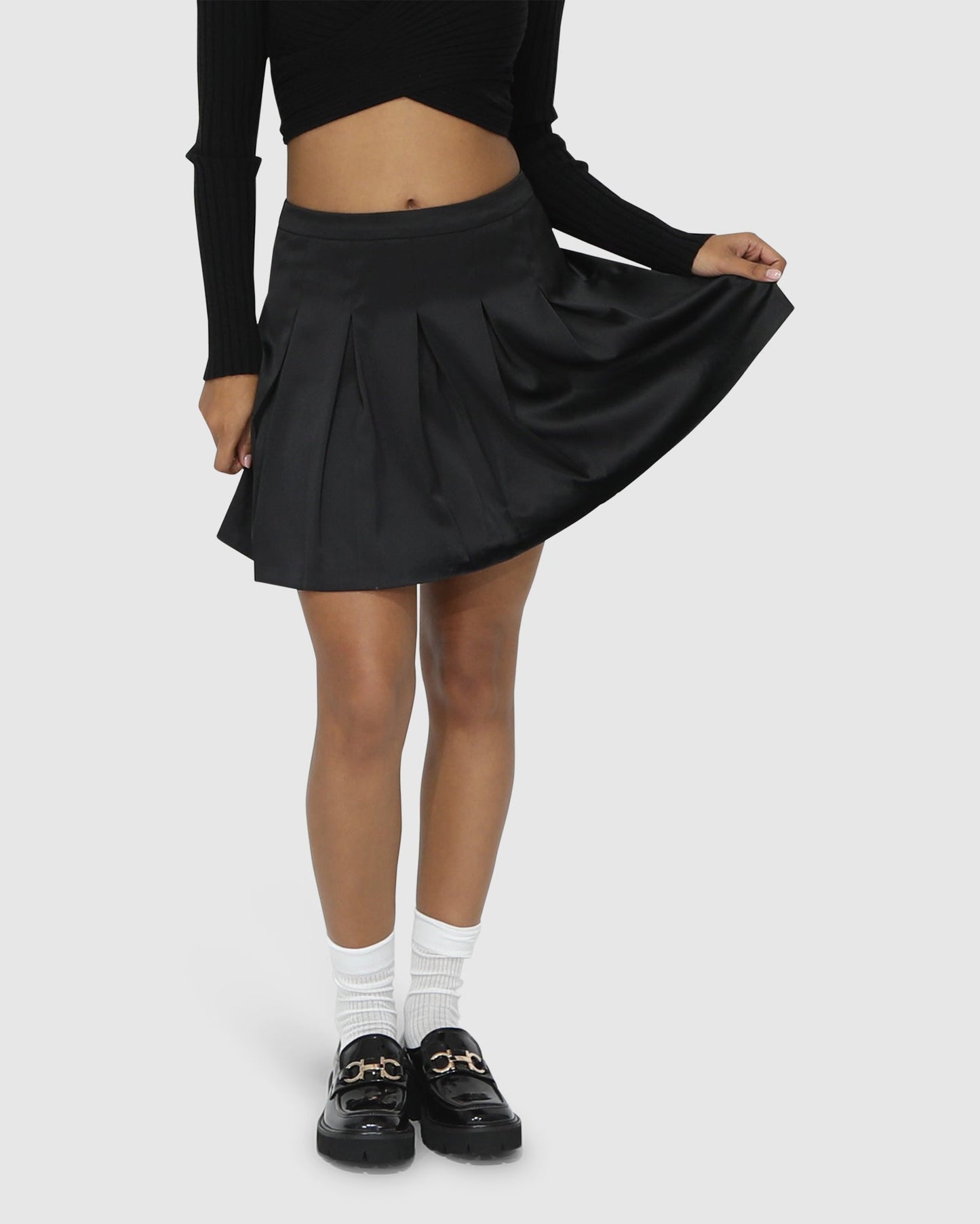 Palm Breeze Tennis Skort - Black