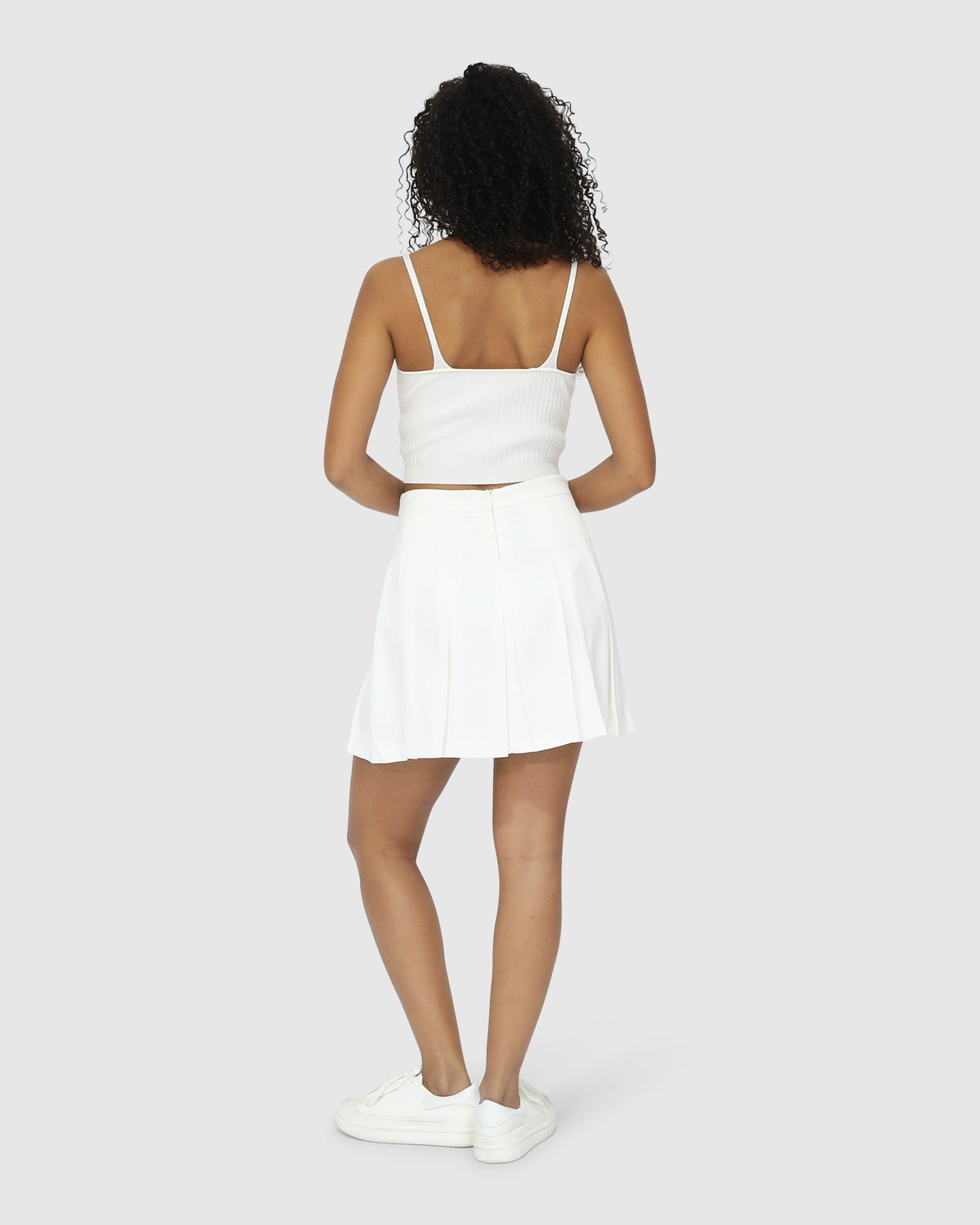 Palm Breeze Tennis Skort - White