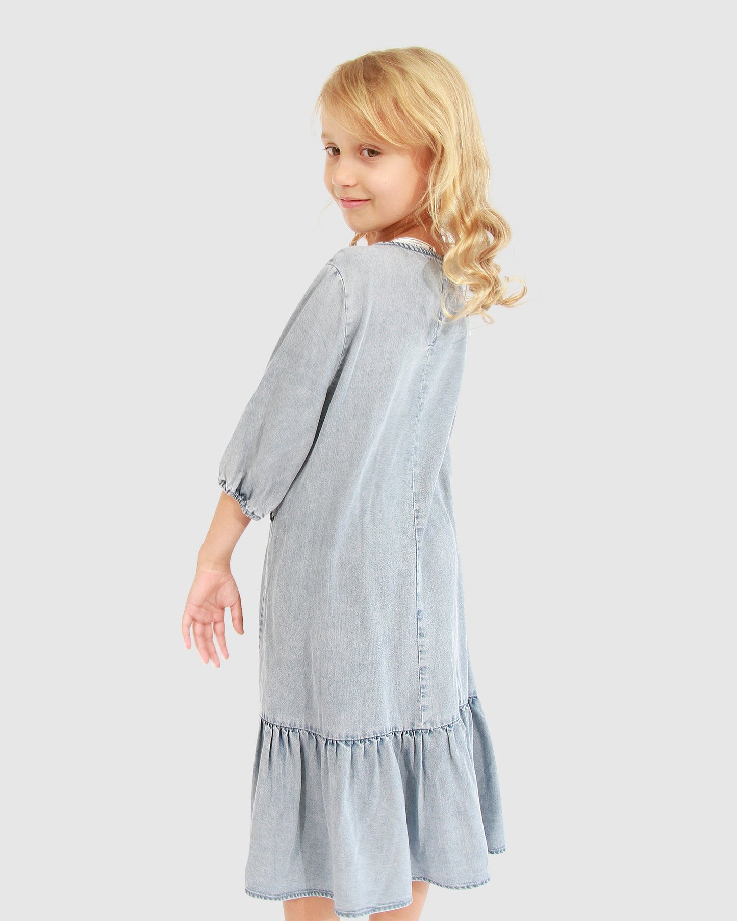 Pure Love Dress - Mid Denim