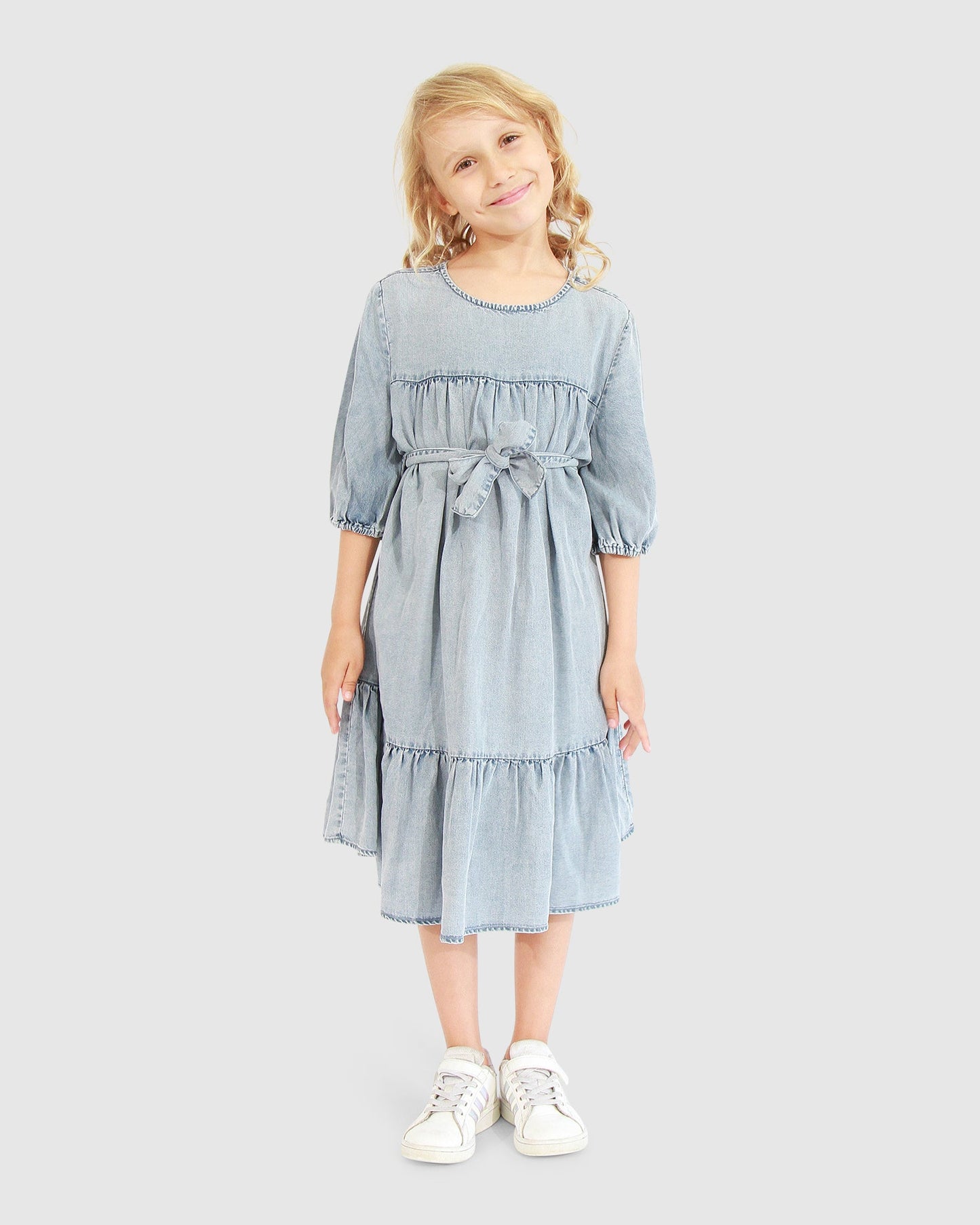 Pure Love Dress - Mid Denim