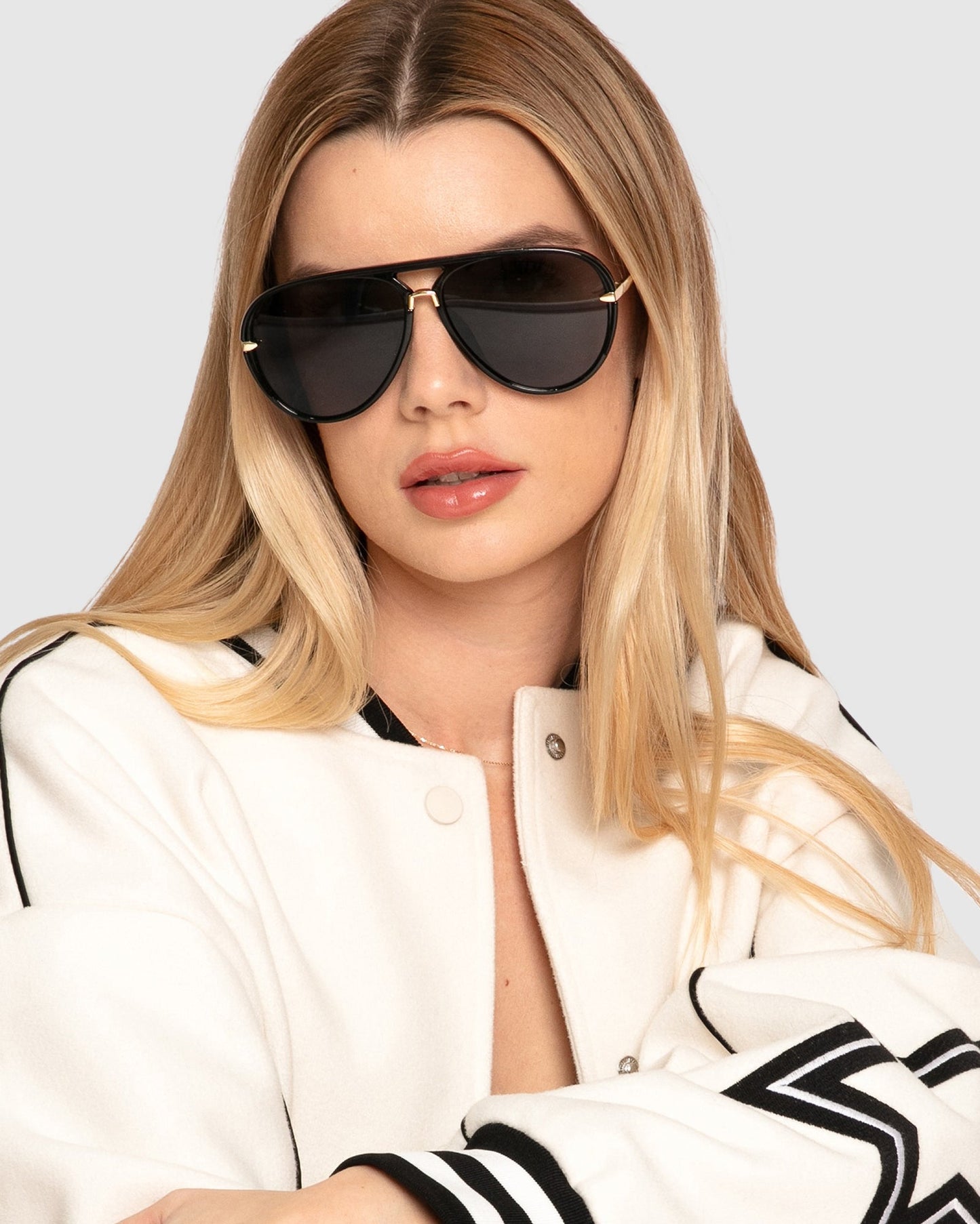 Royal Aviator Sunglasses - Black