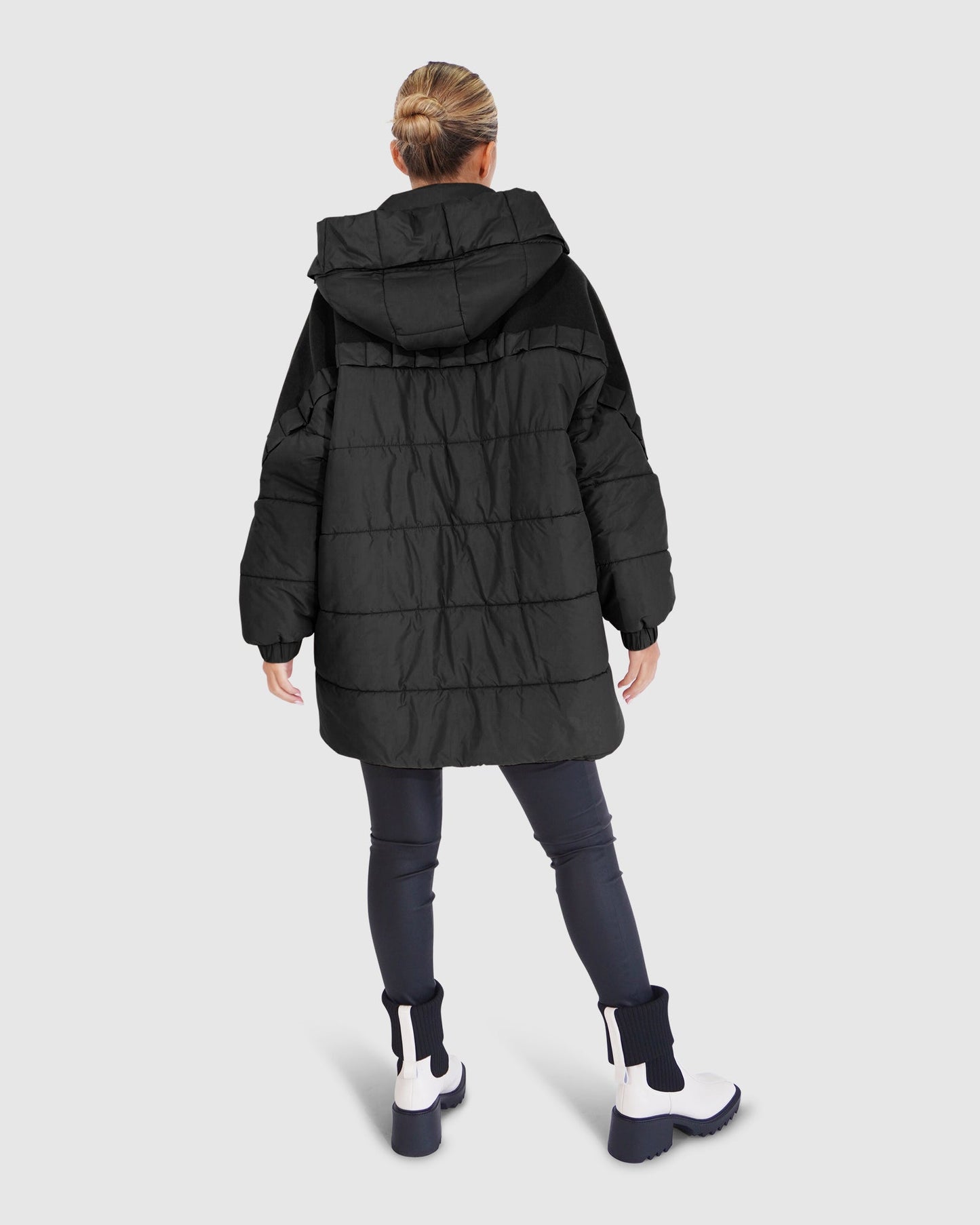 Say It Again Quilted Jacket - Black