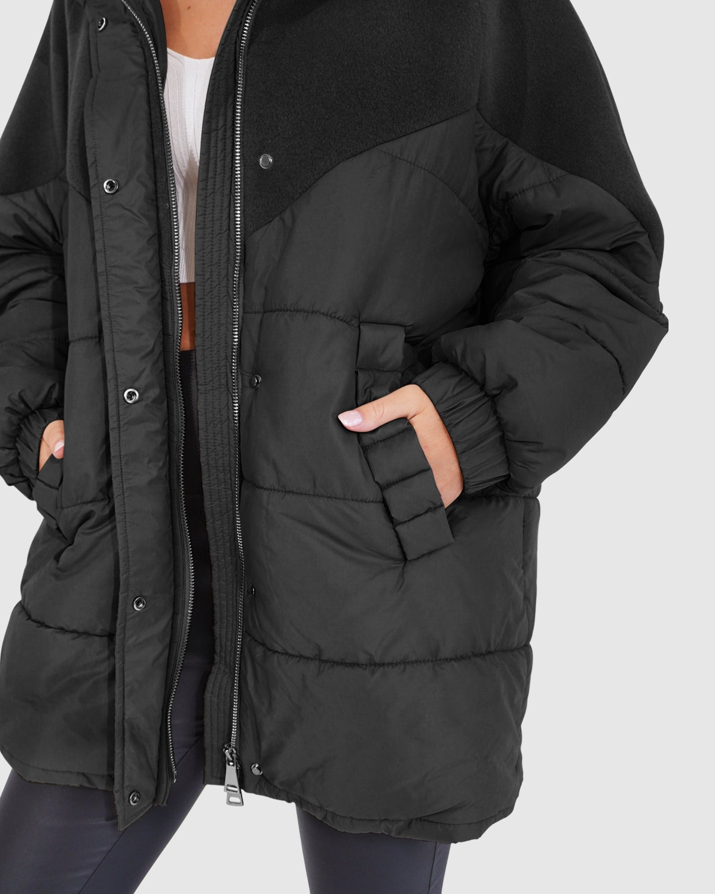 Say It Again Quilted Jacket - Black