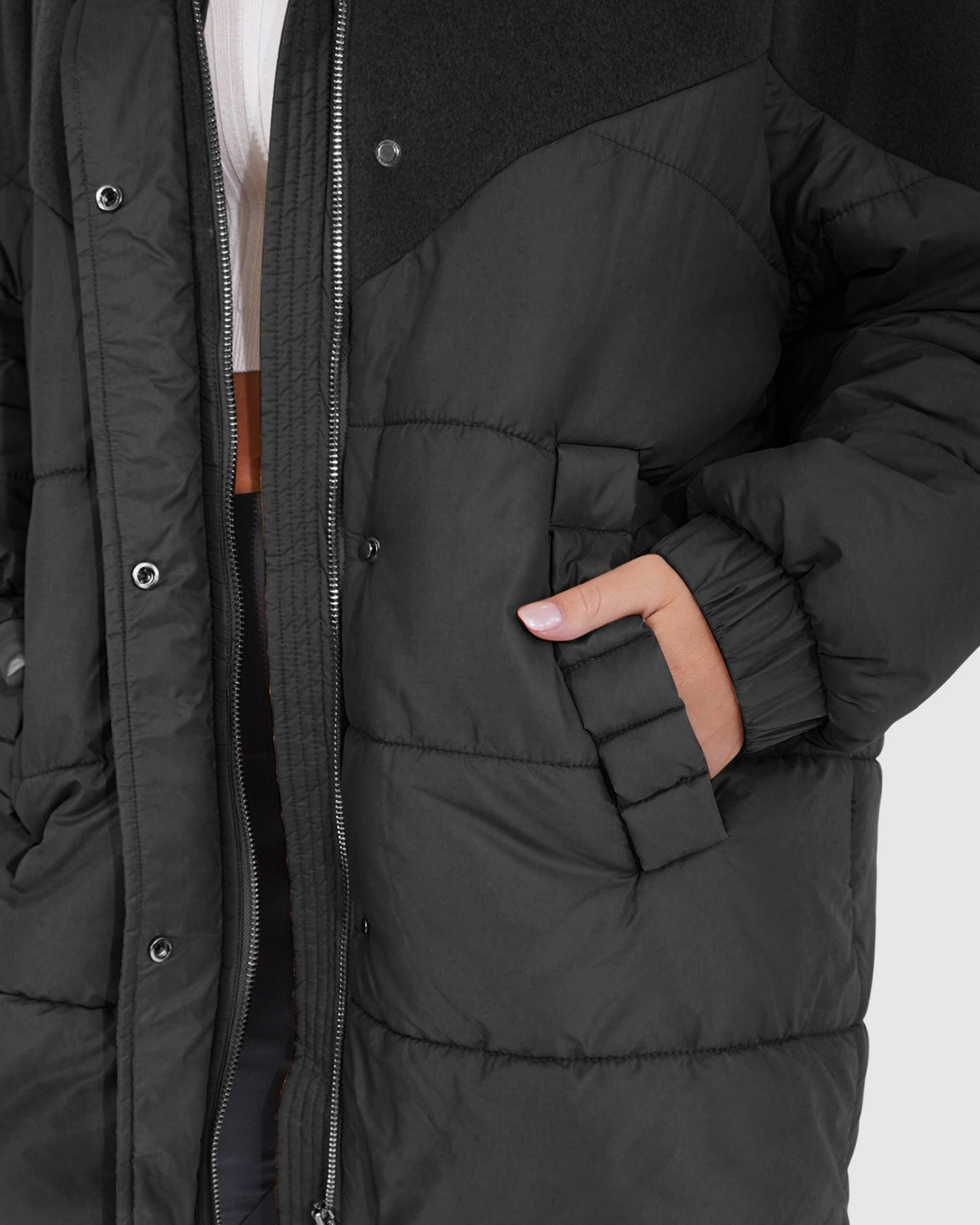 Say It Again Quilted Jacket - Black