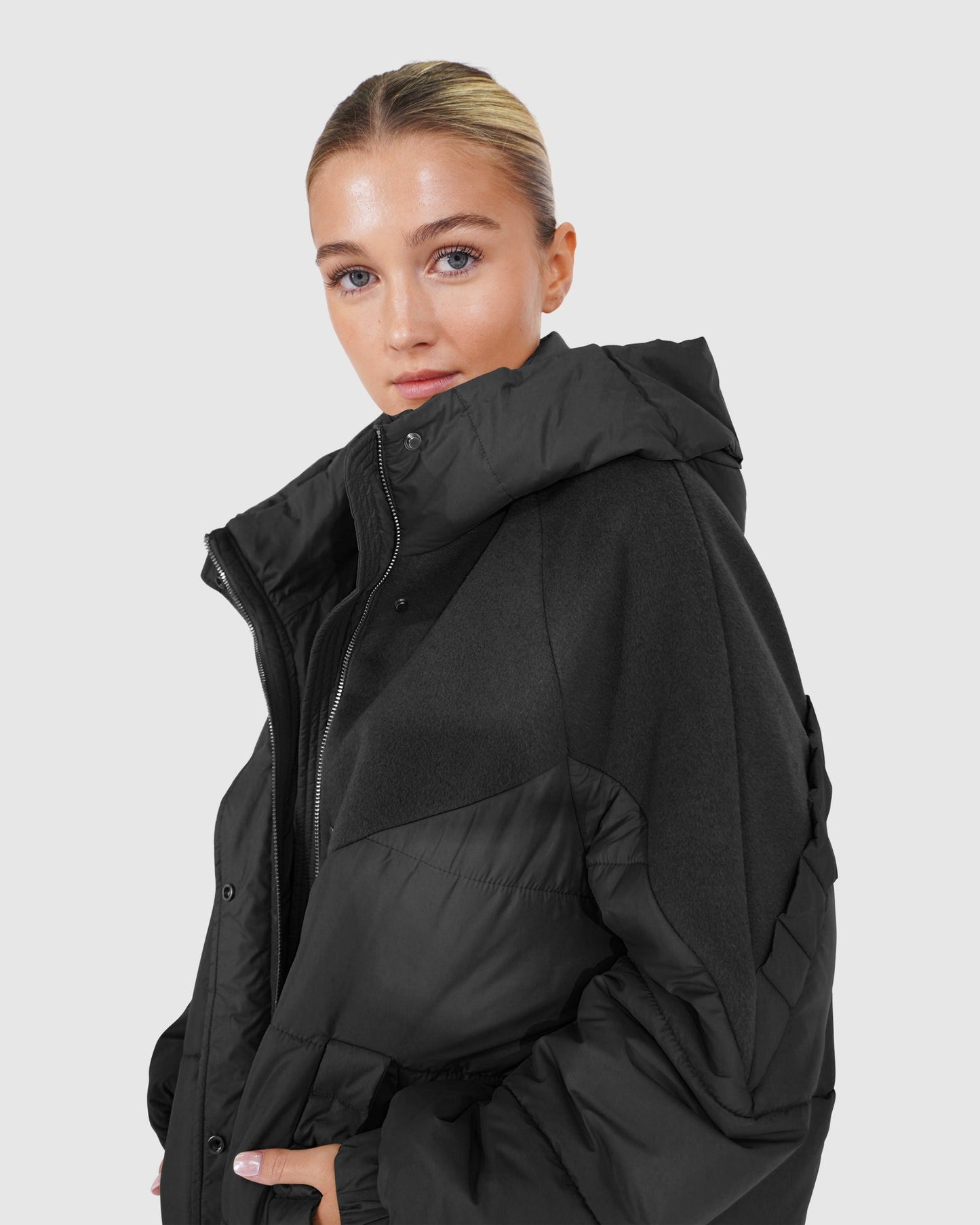 Say It Again Quilted Jacket - Black