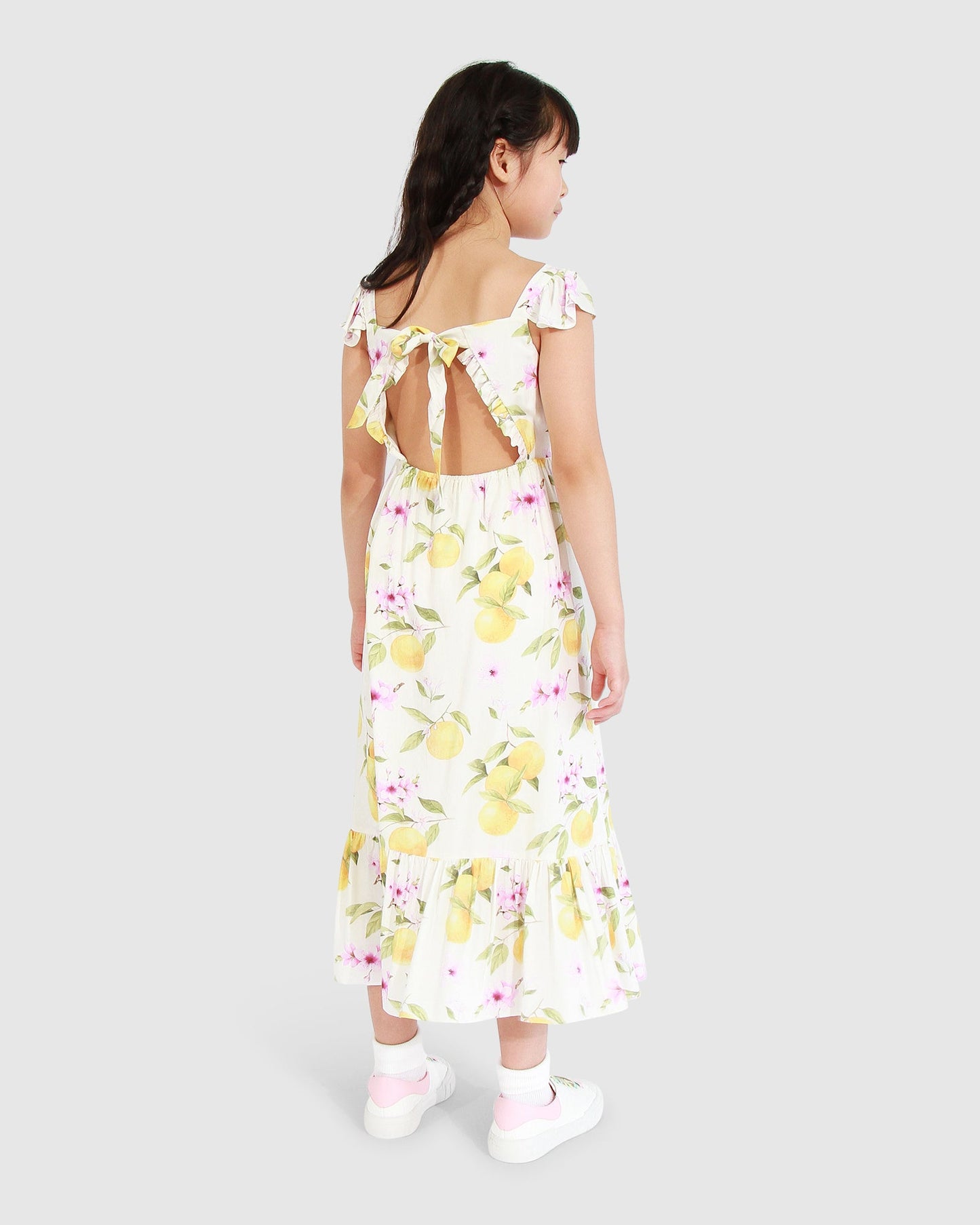 Sunset Sakura Maxi Dress - Sakura Orchard