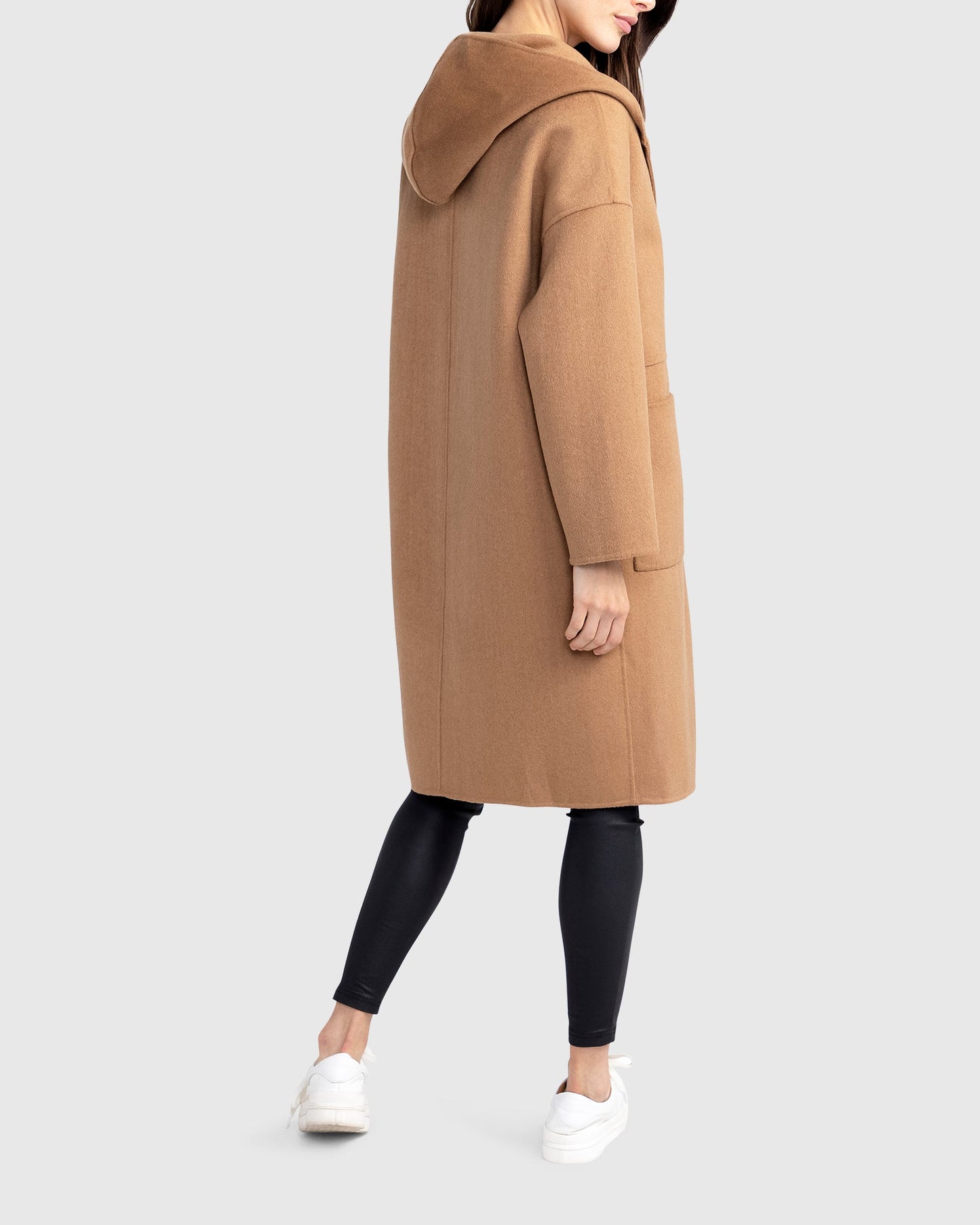 Sunday Morning Hooded Coat - Camel