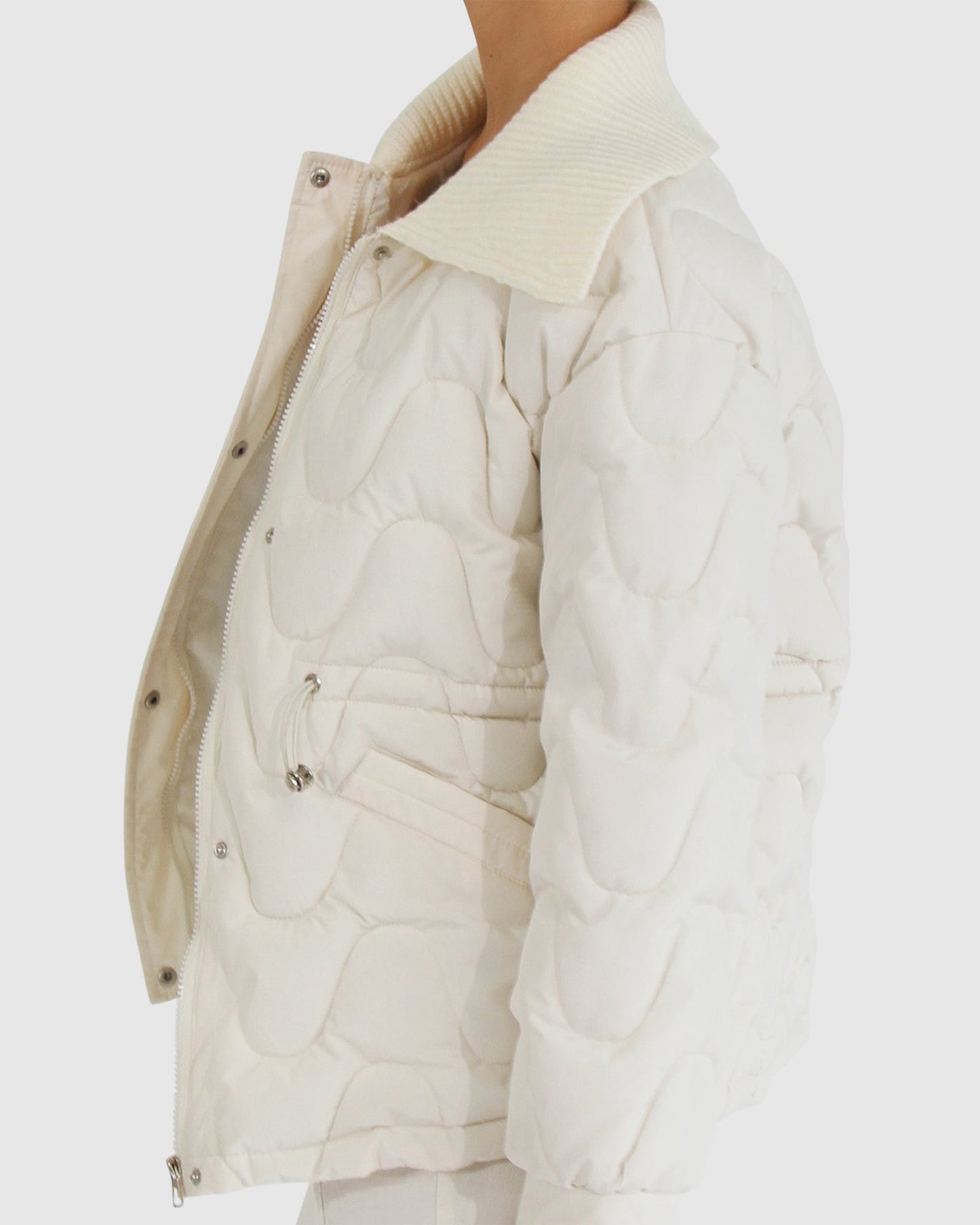 See You Again Quilted Jacket - Cream