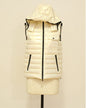 Iridescent Puffer Vest - White