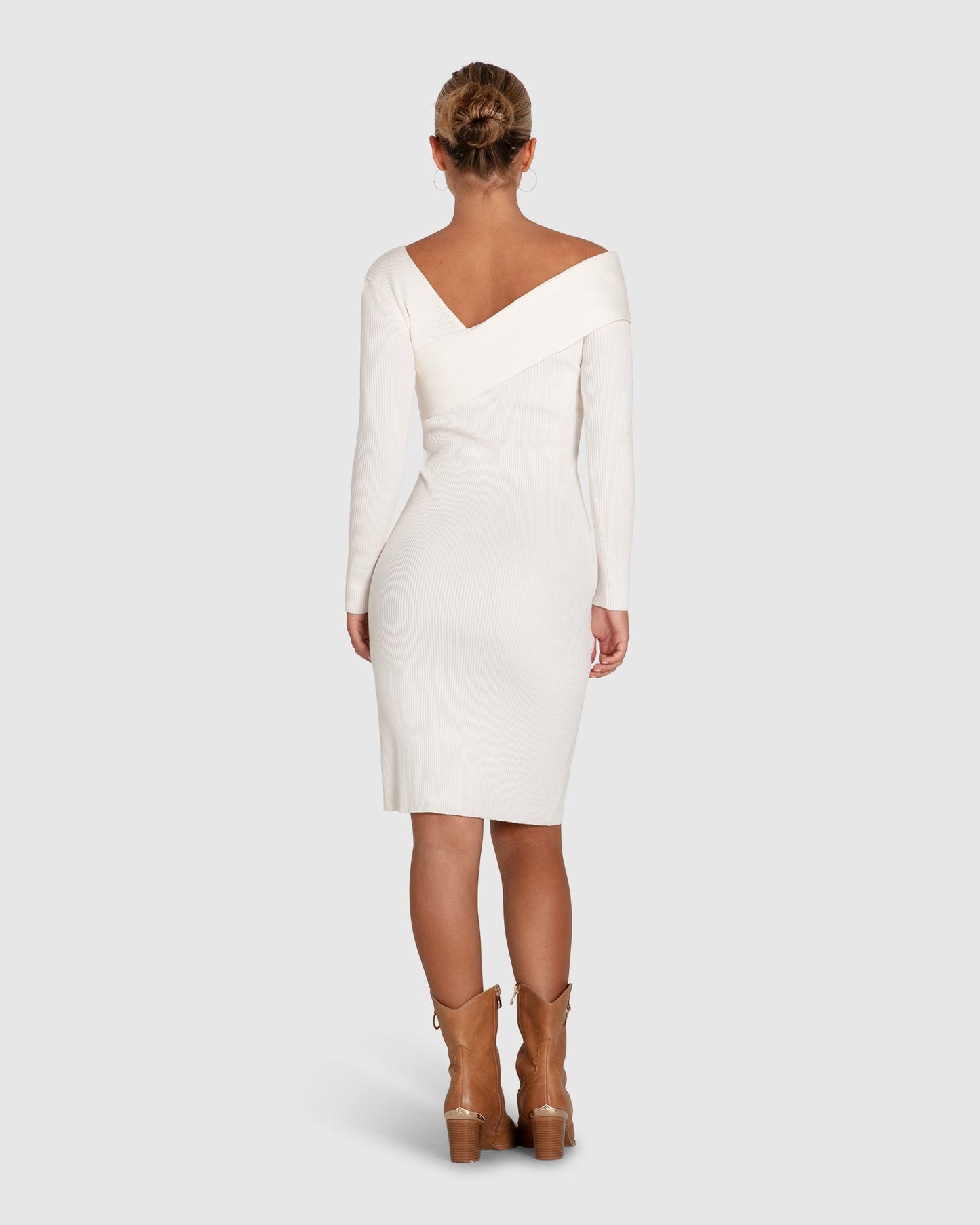 The Way You Move Knit Dress - Cream