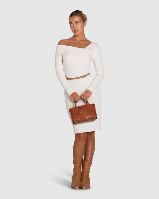 The Way You Move Knit Dress - Cream