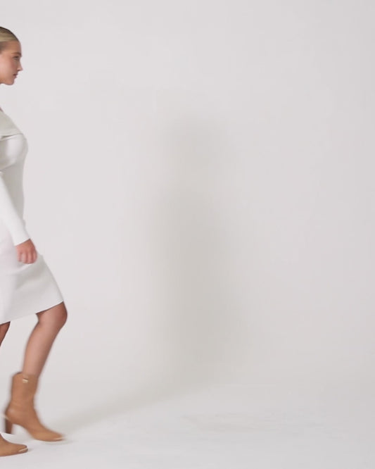 The Way You Move Knit Dress - Cream